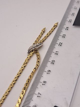 Gargantilla oro 18k diamantes