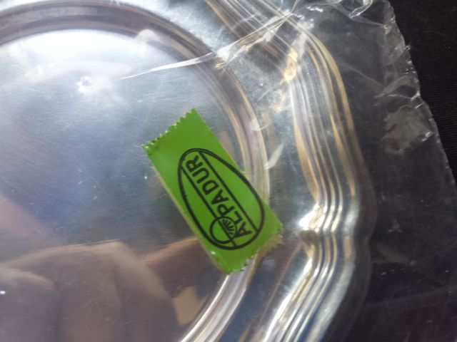 Plato Alpadur 11 cm metalicos pan