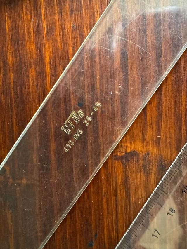 Set Righelli Disegno Tecnico Vintage