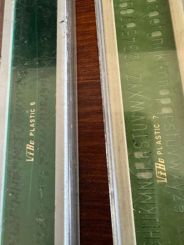 Set Righelli Disegno Tecnico Vintage