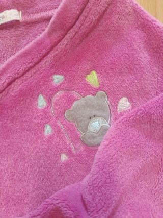 Chaqueta pijama terciopelo rosa - Talla L