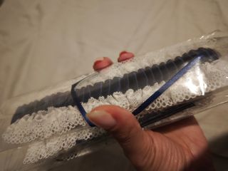 4 ligas nuevas novia azul y blanco