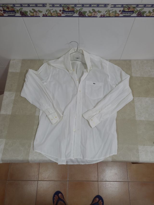 Camisa Lacoste blanca - Talla L M 39