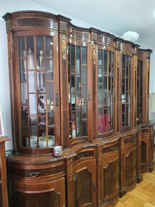 Vitrina Antigua - Madera Maciza
