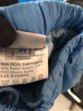 Pantalones Nieve Niño Azul