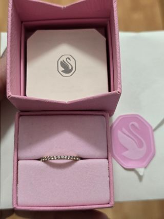 Anillo Swarovski Oro Rosa