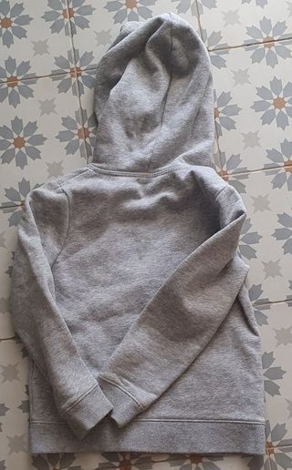 Felpa bimba grigio con cuori