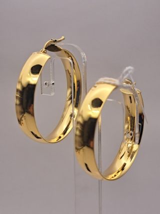 Pendientes aro oro 18K