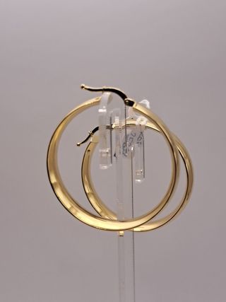 Pendientes aro oro 18K