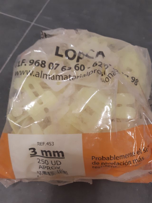 Calzos niveladores Lorca 1-3mm