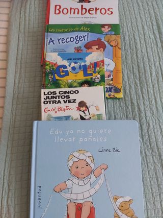 Lote de 5 libros infantiles.