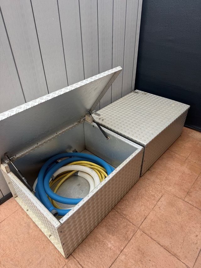 2 Baules Exterior Aluminio e inoxidable