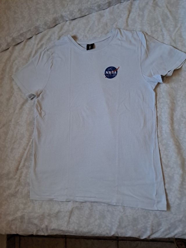 Camiseta NASA blanca