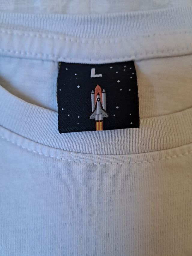 Camiseta NASA blanca