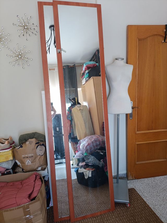 Espejos de pie (2) 40x210 Marrón