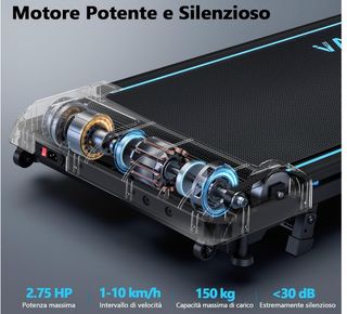 Tappeto da corsa pieghevole