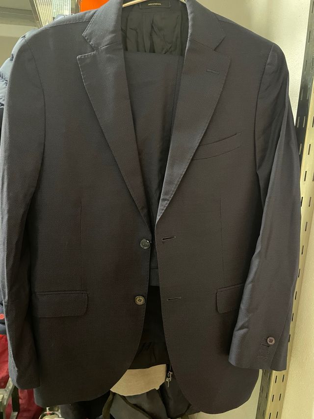 Traje Massimo Dutti azul marino - M
