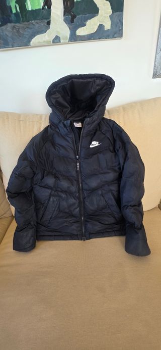 Chaqueta acolchada Nike negra de niña talla S 1.37