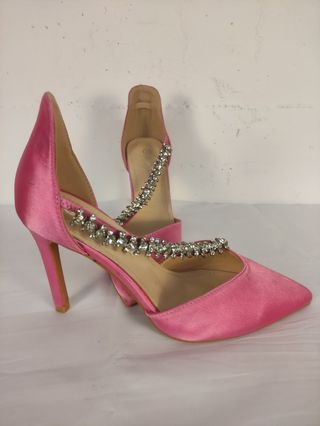 Décolleté rosa tacco alto