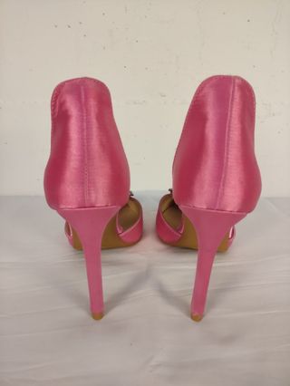 Décolleté rosa tacco alto