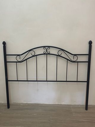 Cabecero cama forja negro