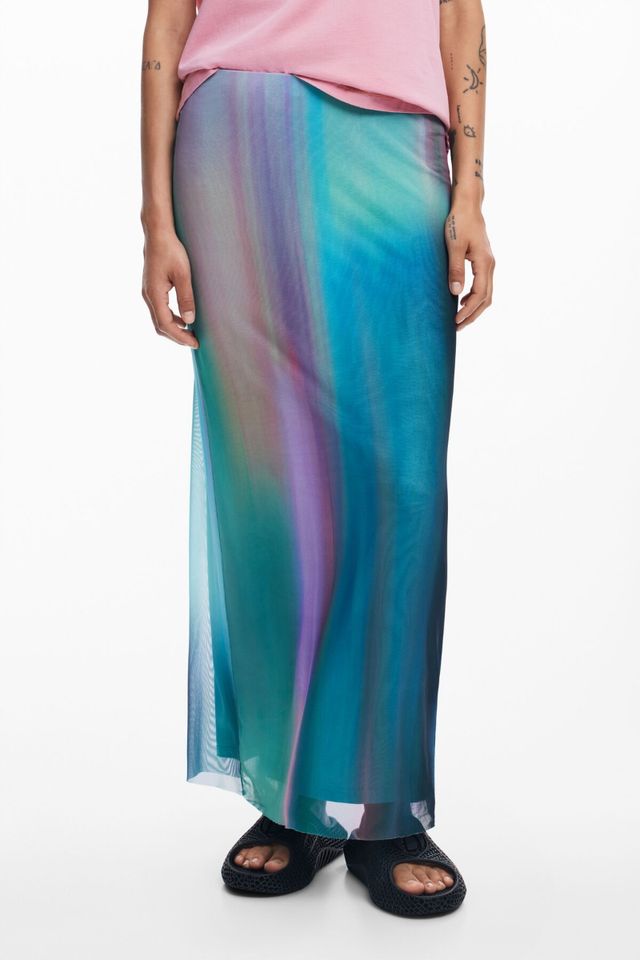 Falda Desigual multicolor