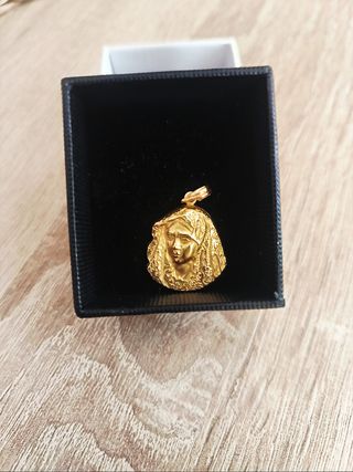 Medalla oro 18kl - colgante