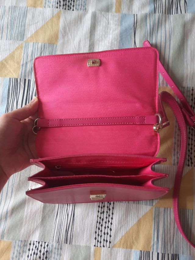 Bolso bandolera ONLY fucsia