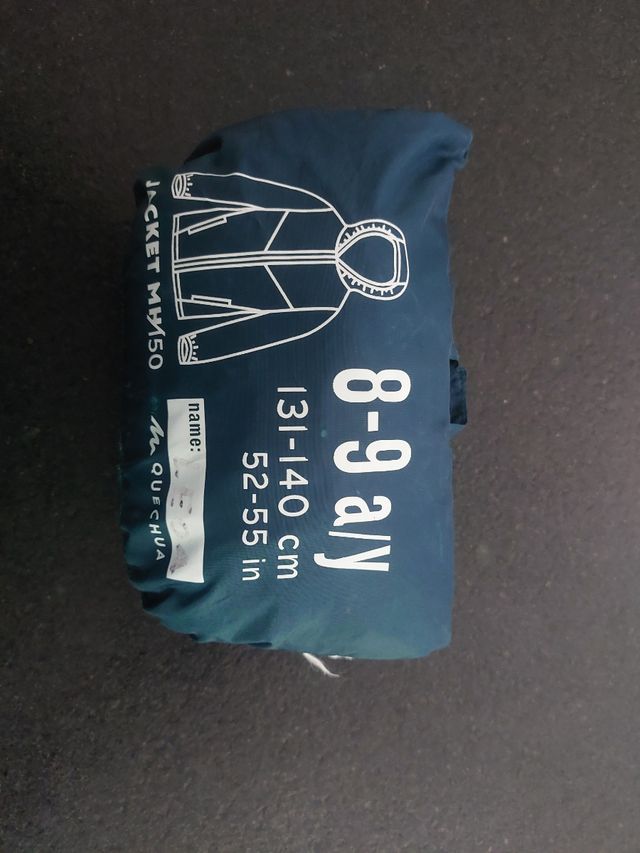 Chubasquero infantil 8-9 años