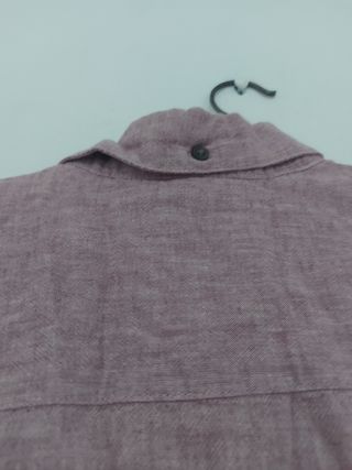 Camisa lino rosa - M
