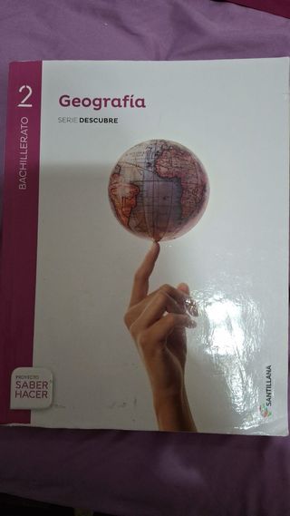 Vendo libro Geografía 2º Bachillerato
