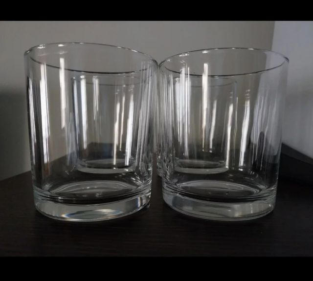 6 vasos de cristal