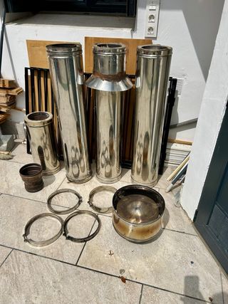 KIT TUBOS PARA ESTUFA DE LEÑA