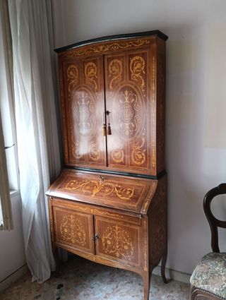 Mobile vetrina legno vintage