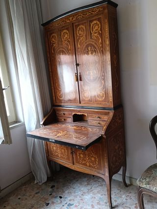 Mobile vetrina legno vintage