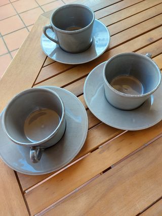 3 Tazas/platos desayuno Zara Home 