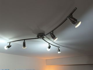 Lámpara techo 6 luces led, metal