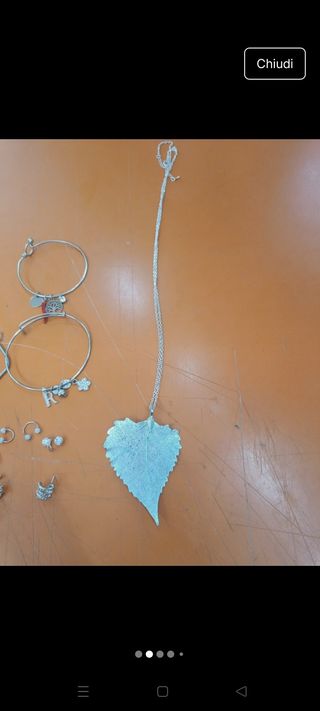 Kit gioielli argento
