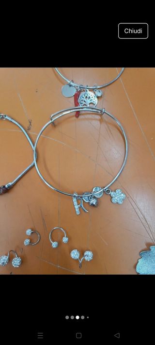 Kit gioielli argento