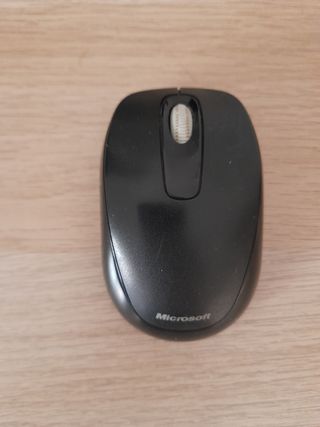 Ratón Microsoft inalámbrico negro