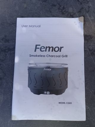 Barbecue senza fumo Femor CG03
