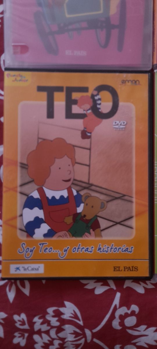 4 DVDs dibujos animados infantiles