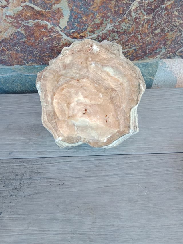 Estalactita decorativa beige