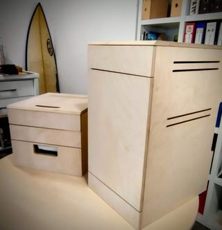 Conjunto de muebles auxiliares para camper 