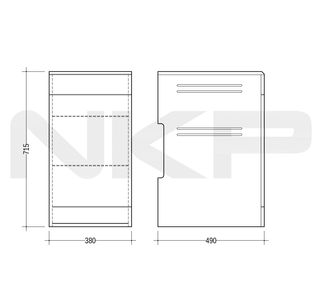 Conjunto de muebles auxiliares para camper 