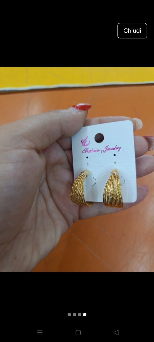 Orecchini oro - Gioielli moda