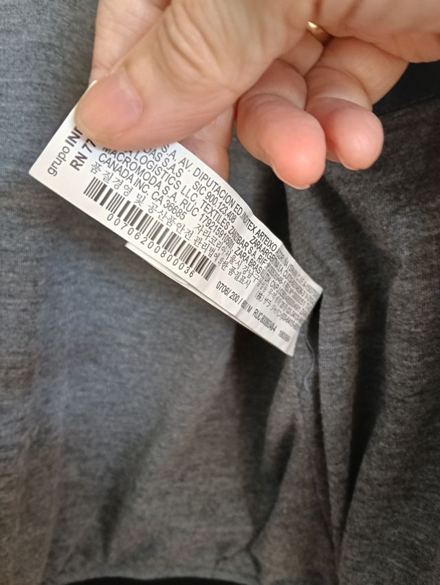 Cazadora bomber negra unisex