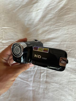 Cámara de video vintage digital estilo nueva