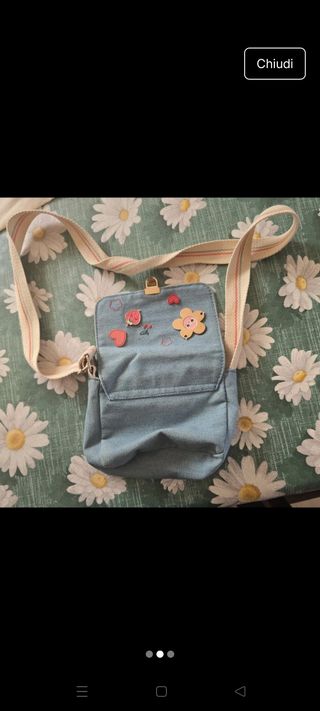 Mini borsetta jeans bimba
