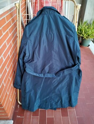 Fiorella Rubino Trench impermeabile blu